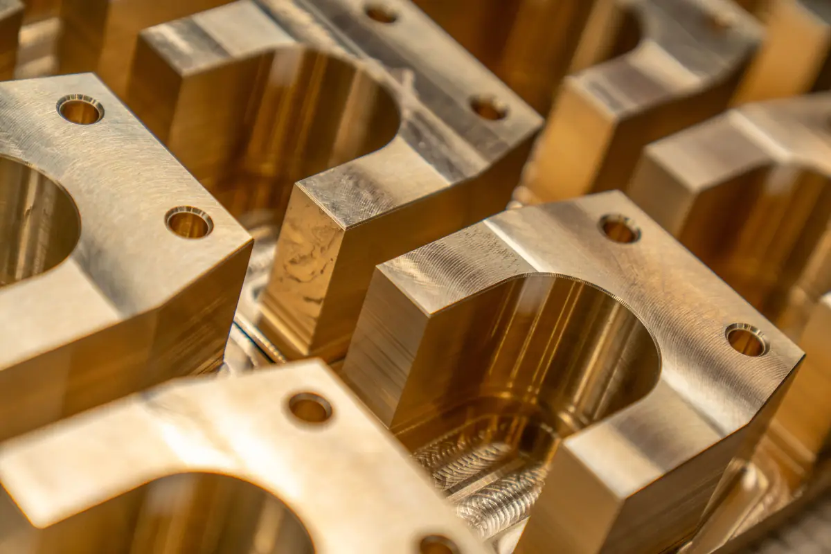 Precision CNC-machined metal components